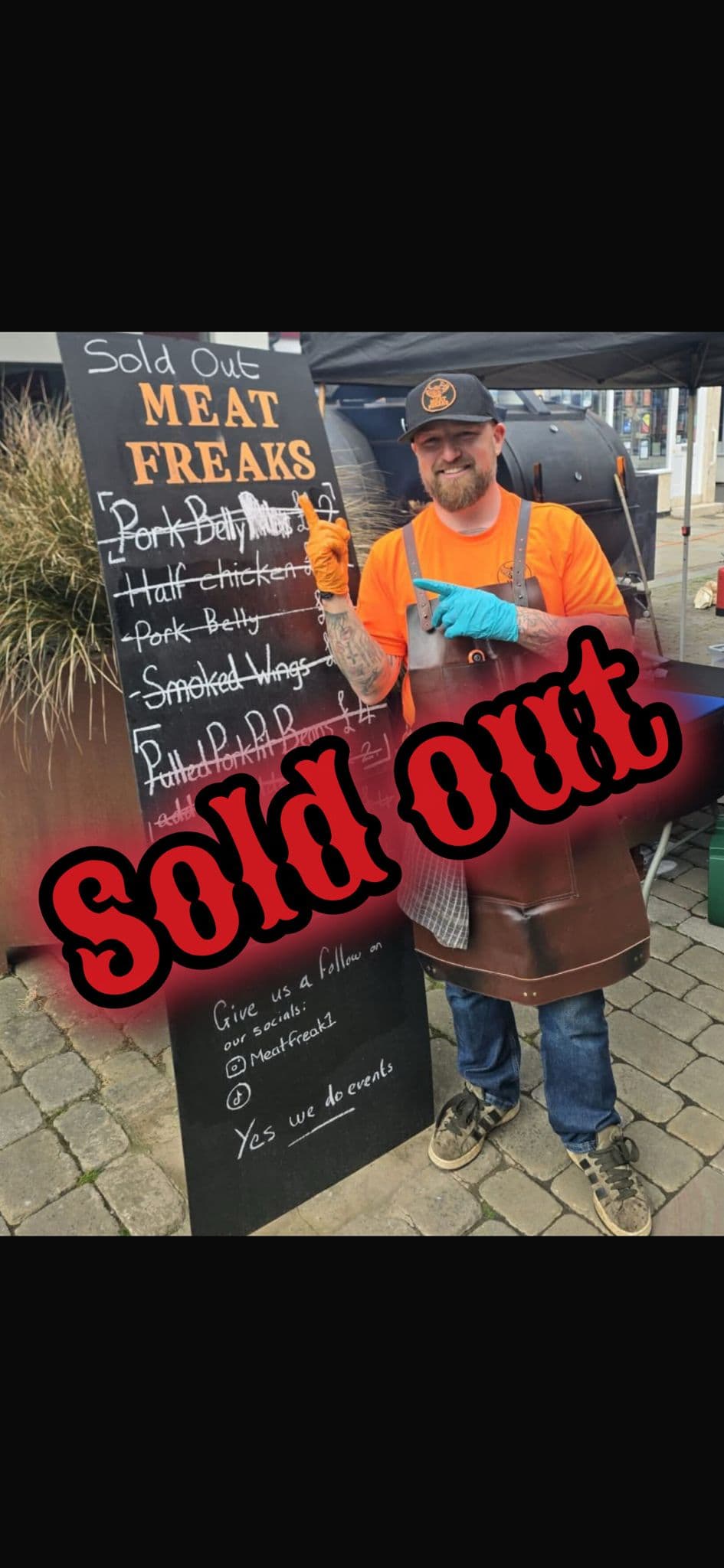 Meat Freaks market stall sold out